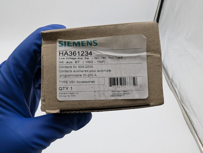 Siemens HA361234 Auxillary Safety Switch Contacts Kit for 30 to 200A 5