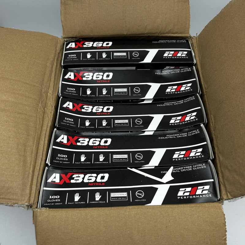 212 Performance NTG-03-009 Disposable Glove Medium 5mil Blu Nitrile PF 10BX/Case 6