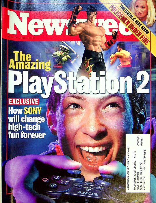 Newsweek Magazine March 6 2000 Playstation 2 Released Sony Internet Tax Dot Com 1