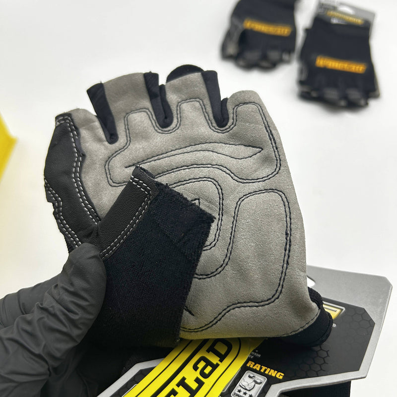 Ironclad Mach-5 Fingerless Glove Sz Large Anti Vibration Impact MFG2-04 3 Pairs