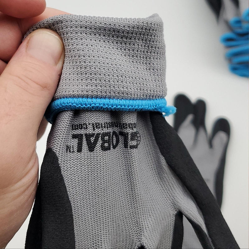 Nitrile Grip Work Gloves Sz XL Mechanics Gloves Global Glove 708345XL 12 Pairs 5