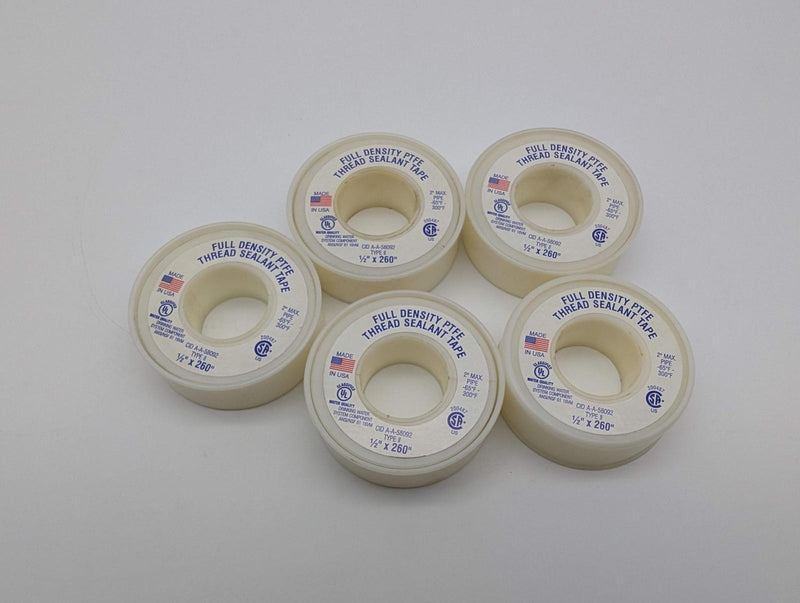 Nitto Permacel Dope Thread Sealant Tape 1/2" x 260" P412 PTFE Pack of 5 Rolls 4