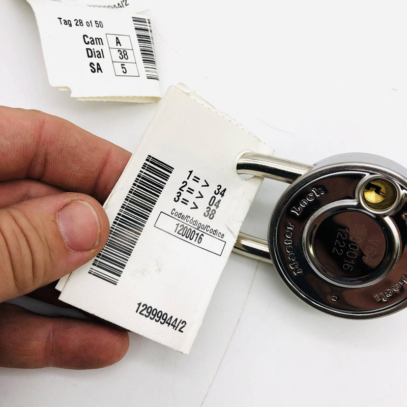 Master 1525KA Combination Padlock Locker Lock Dial Face Keyed Alike Lot of 12 6