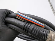 Hubbell HCMS10112 Cable Assembly 12 FT 10 Pin Mini-Quick Change to Bare Wire 3