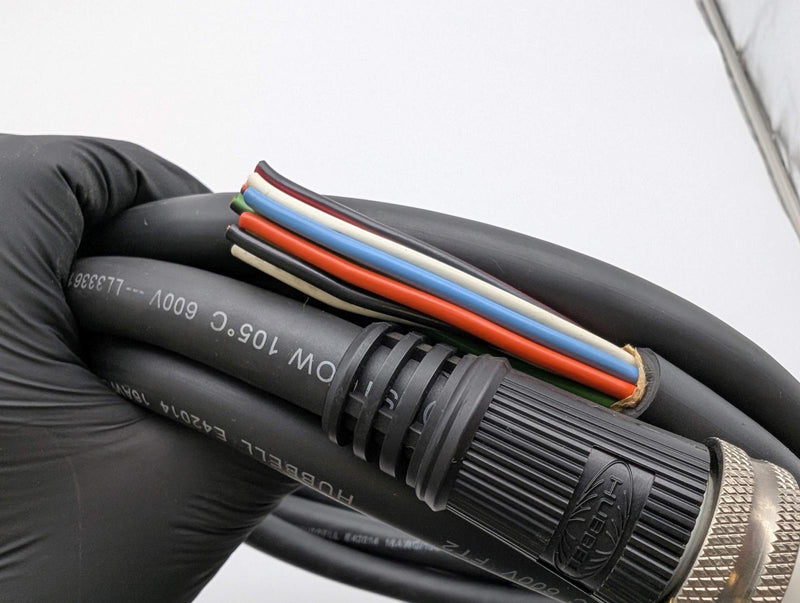 Hubbell HCMS10112 Cable Assembly 12 FT 10 Pin Mini-Quick Change to Bare Wire 3