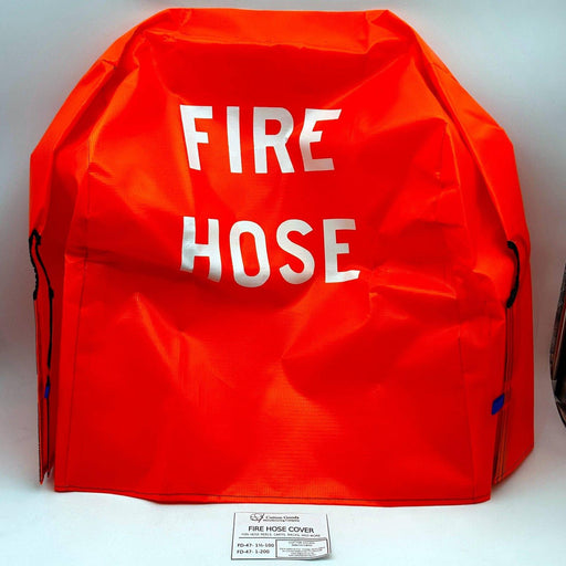 Cotton Goods Manufacturing FD47-1-200 Fire Hose Cover 10oz Orange Reels Carts 1