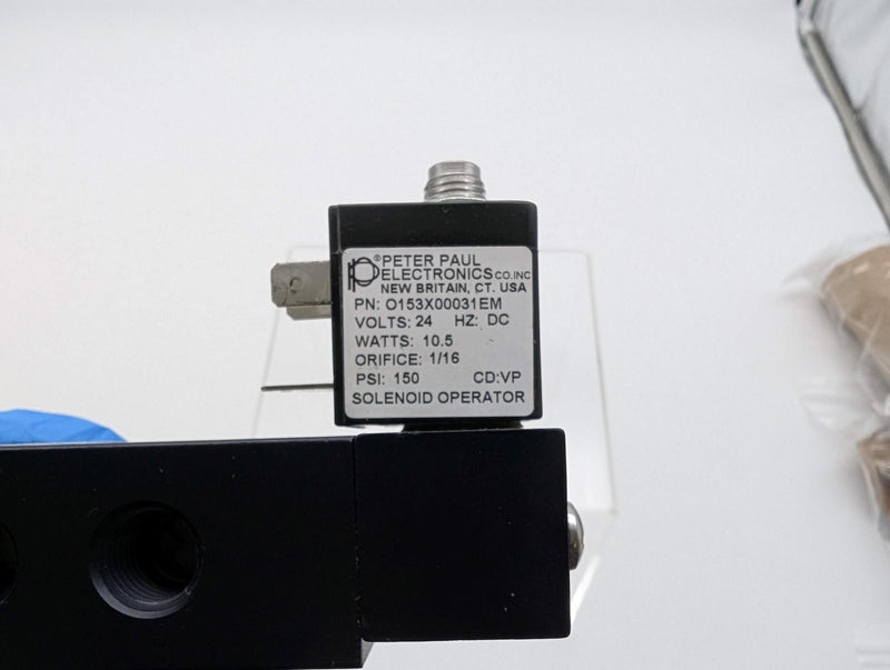 Fabco 14FS-4X-24VDC Solenoid Valve Electrically Actuated 4 Way 5/2 1/4" NPT 6
