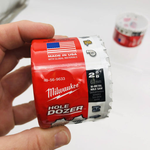 Milwaukee 49-56-9633 Hole Saw 2-5/8in Ice Harden Hole Dozer Bi-Metal 3.5 TPI 2pk 2