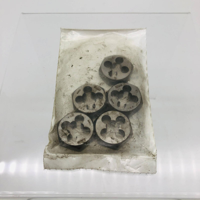 Irwin Hanson 6638 Die 10mm x 1 Hexagon High Carbon Steel 1in Across Flat RH 5pk 5