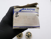 Arrow E42 Double Cylinder Deabolt Lock Satin Bronze 2-3/8" Backset Keyed Diff 8
