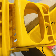 Magnolia 455-6035-3 Plastic Mop Bucket on Wheels W/ Wringer 26-35QT Yellow 6