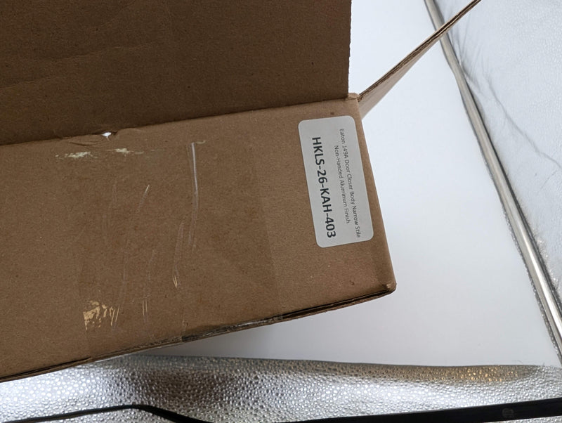 Eaton 149A Door Closer Body Narrow Stile Non-Handed Aluminum Finish