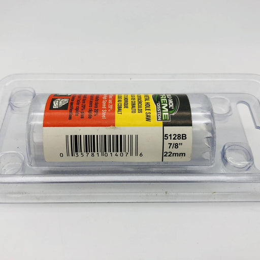 Blu Mol Xtreme 5128B Hole Saw 7/8" / 22mm Cobalt Steel Bi-Metal Cats Eye Open 2