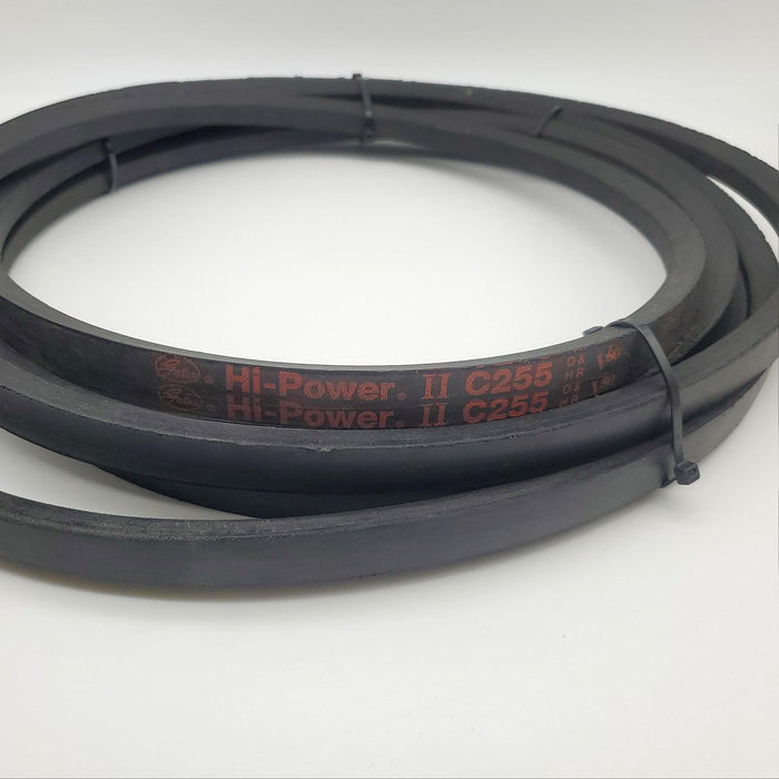 Gates C255 Belt 7/8" Width 257" Length Hi-Power II 2