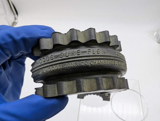 TB Woods 6E Size 6 Sleeve Coupling EPDM 3.75" OD 1.88" Width 2 Piece 2