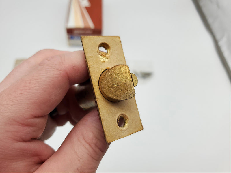 Arrow Entry Door Knob Lock Bright Brass 2-3/8" Backset 351 Cylindrical Lockset