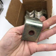 50pk Superstrut AB202 Angle Fitting Steel 90-Degree 2-Hole With GoldGalv Finish 7