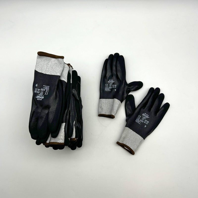 Ansell Edge 48-929 Cut and Oil-Resistant Gloves Size 9 Large Nitrile Coat 12 Prs 8