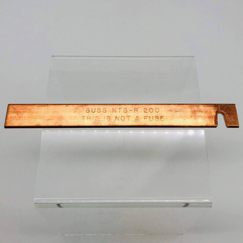 Cooper Bussman NTS-R-200 Buss Neutral Dummy Fuse Copper Pack of 1 1
