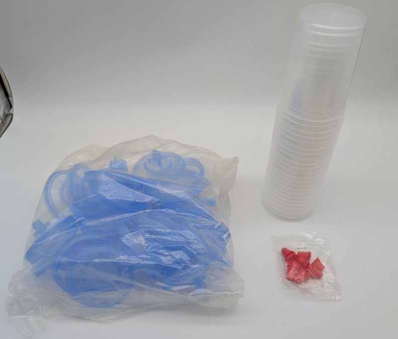 3M PPS 16324 Spray Paint Gun Cups x25 Lids x25 & Plugs x10 850ML Capacity 1