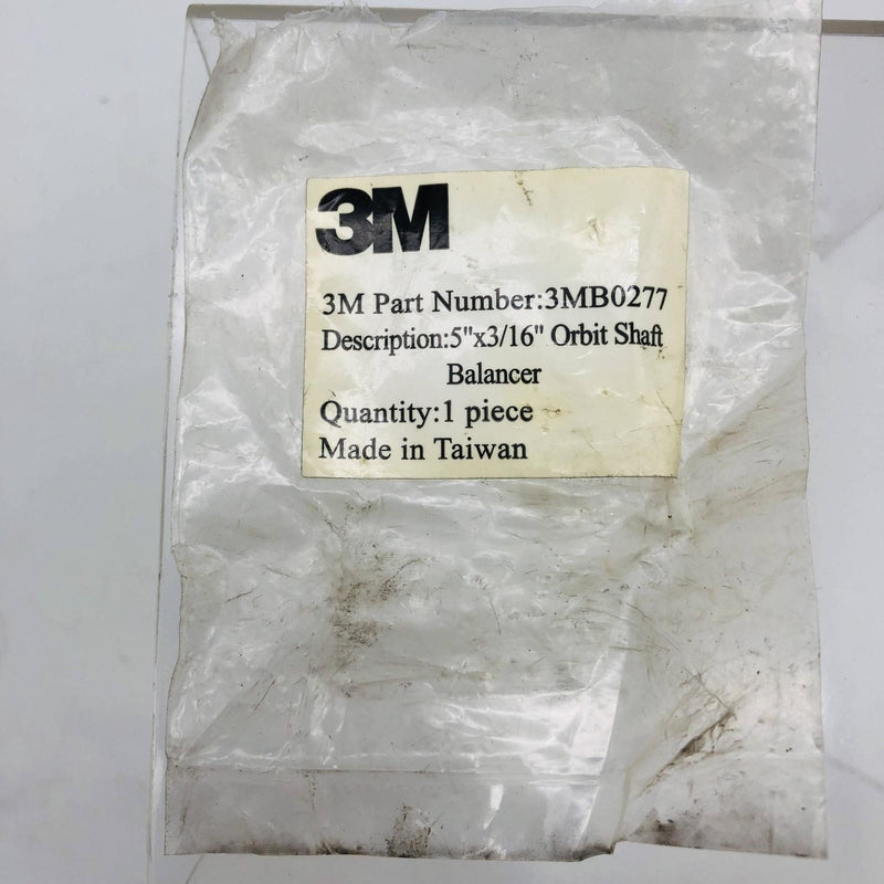 3M B0277 Orbit Shaft Balancer 5" x 3/16" Orbit Counter Weighted 1 Pkg Qty 2