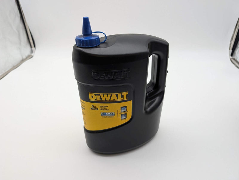 DeWalt Marking Chalk Refill Blue 5lb DWHT47062 Fade & Water Resistant Pack of 2 2