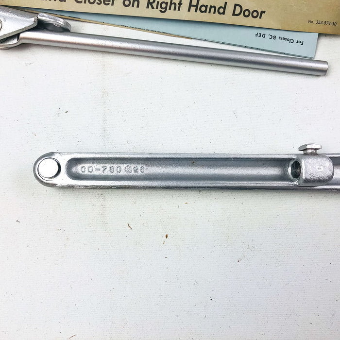 LCN Size B C Potbelly Closer Arm REG NH ALUM Regular Non-Handed Aluminum