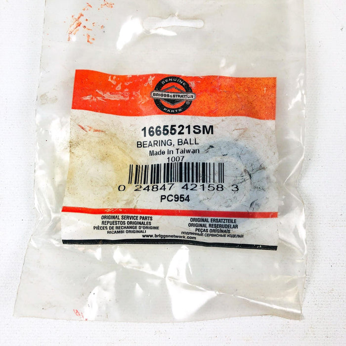 Briggs and Stratton 1665521SM Ball Bearing OEM NOS Replcs Simplicity 1665521