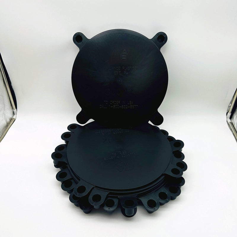 Essentra 30012A Studded Raised Face Flange Protector 12in Blck Quickfit Pk of 10 10