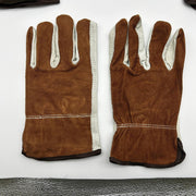 Cordova 8232 Leather Drivers Gloves Large Split Cowhide Keystone Thumb 6 Pairs 3