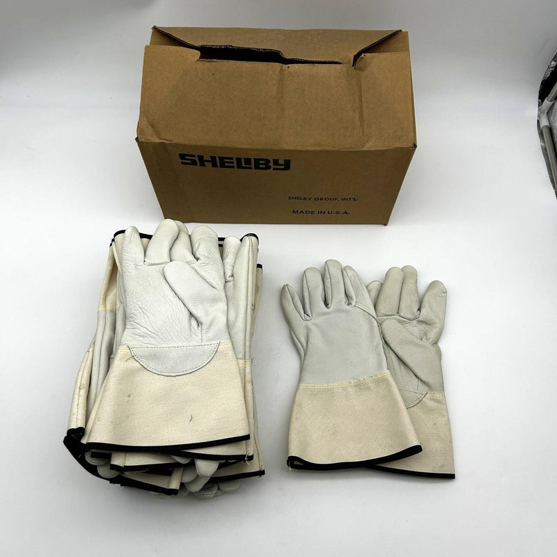 Shelby Specialty 5494 Leather Gloves Size Large Short Cuff Wing Thumb 12 Pairs 10