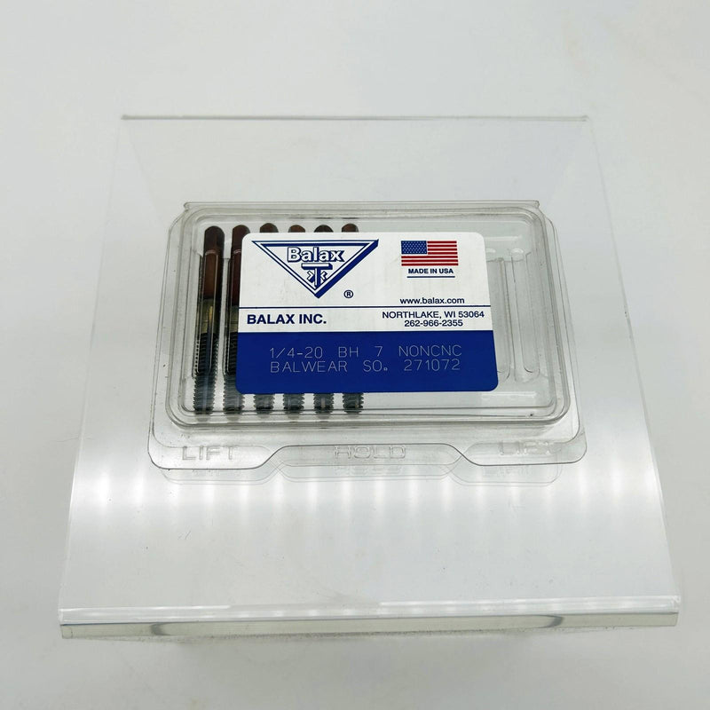 Balax 271072 Roll Tap 1/4-20 BH 7 NONCNC Balwear Thread Forming Pack of 6