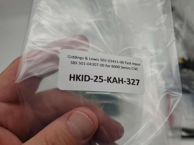 Giddings & Lewis 502-03421-00 Fast Input SBX 501-04307-00 for 8000 Series CNC 6