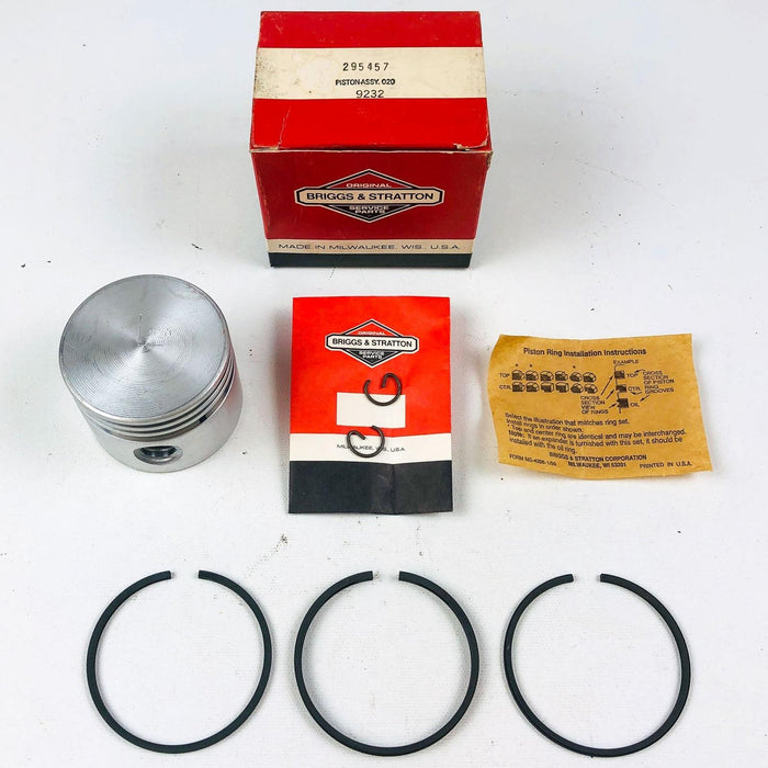 Briggs and Stratton 295457 Piston Assembly .020" OEM NOS For Snapper Simplicity 1