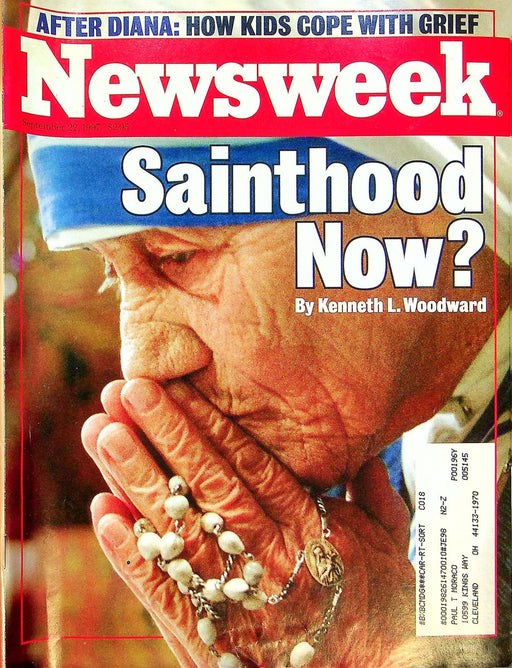Newsweek Magazine September 22 1997 Mother Teresa Princess Diana Death Dead 1