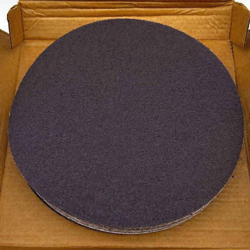 25pk Norton 36635 Sanding Disc 12" Dia R228 36-X METALITE PSA Stick and Sand 1