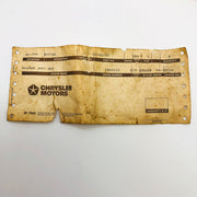 AMC Jeep 3742792 Button for Door Lock OEM New Old Stock NOS Open 11