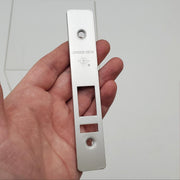 Adams Rite HQ13-0110 Faceplate Satin Aluminum 5-5/8"L x 1"W for 4540-50 Deadlock 1