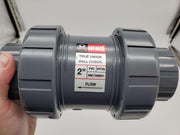Hayward TC10200ST 2" True Union Ball Check Valve PVC FPM Seals 235 PSI 4