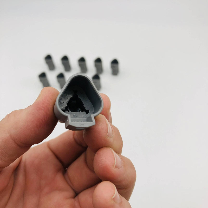 TE Connectivity DT04-3P Receptacle 3 Pin Grey Wire to Wire 3 Way Pack of 10 5