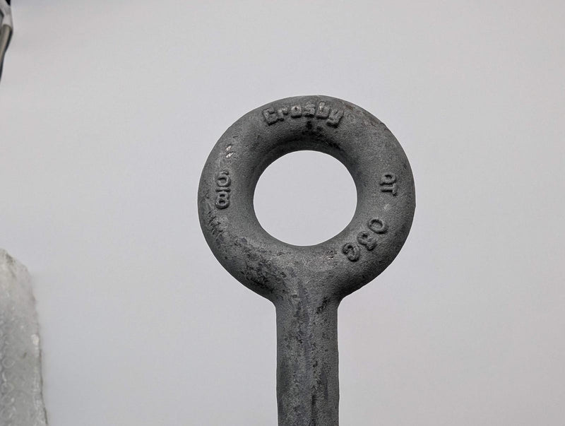 Crosby 5/8" x 8" Forged Eye Bolt G-291 Hot Dip Galvanized Hex Bolt 5200lb Limit 2