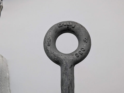 Crosby 5/8" x 8" Forged Eye Bolt G-291 Hot Dip Galvanized Hex Bolt 5200lb Limit 2