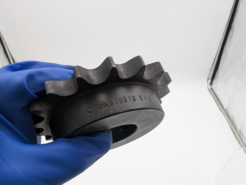 Martin 60BS18 1 5/8 Roller Chain Sprocket 1-5/8" Bore 18 Teeth 3/4" Pitch 3