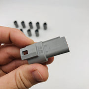 TE Connectivity DT04-3P Receptacle 3 Pin Grey Wire to Wire 3 Way Pack of 10 3