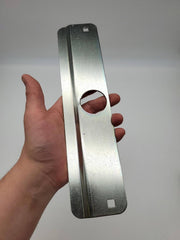 Latch Gard Door Latch Protection Plate 11-5/8" L x 2-5/8" W Zinc Plated LG160 3