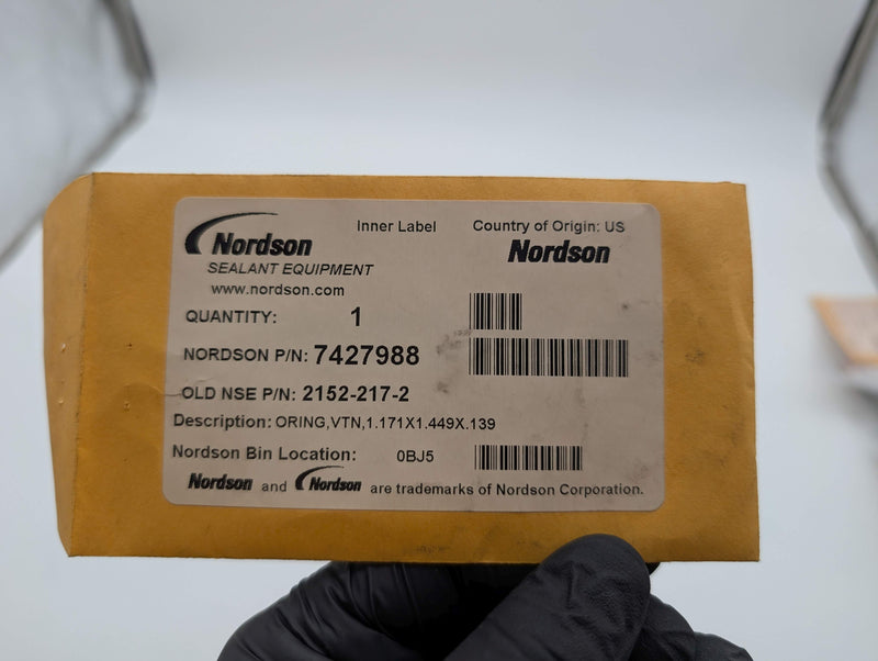 Nordson 7427988 O-Ring Viton 1.171 X 1.449 x 0.139 for 087 Series Dispense Valve