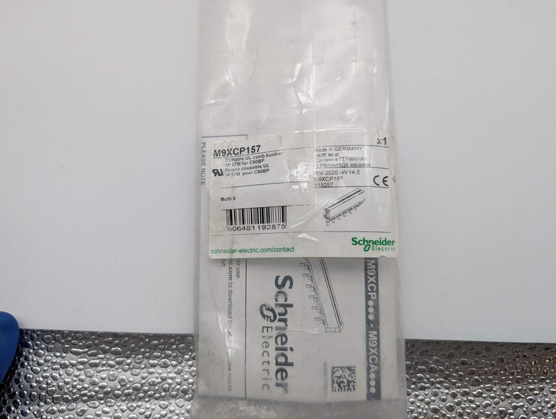 Schneider M9XCP157 Multi 9 Combo Busbar 80A 277/480 VAC 18mm Pitch 47 Modules 6