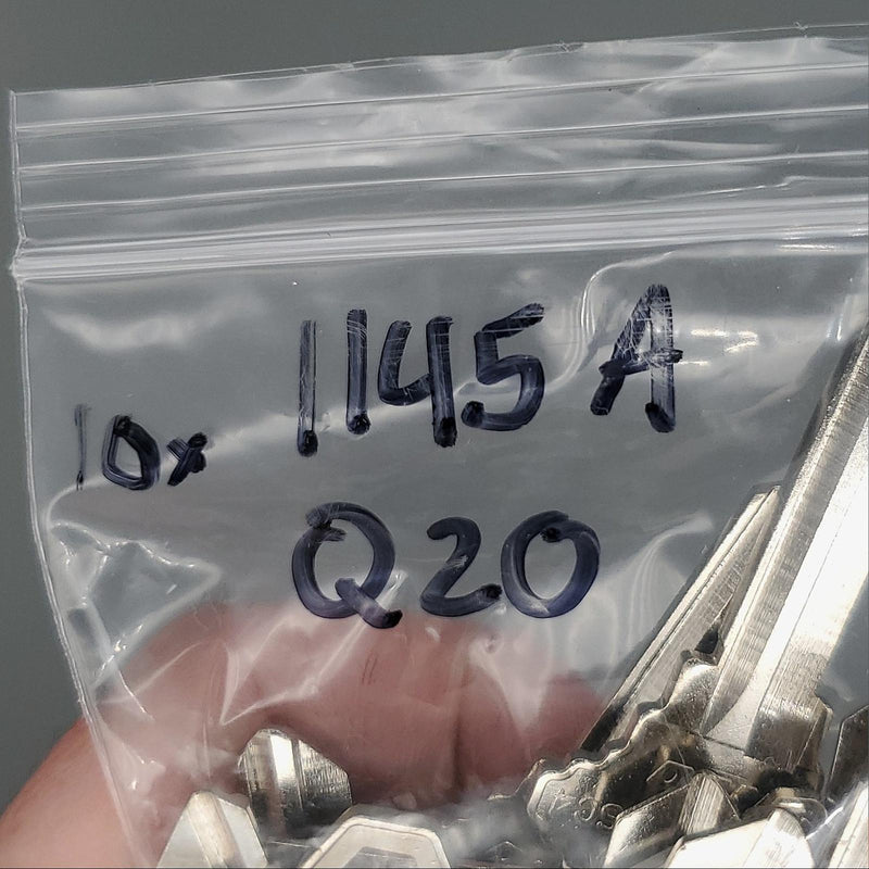 10x Ilco 1145A / SC4 Key Blanks for Schlage Nickel Plated 6 Pin NOS 3