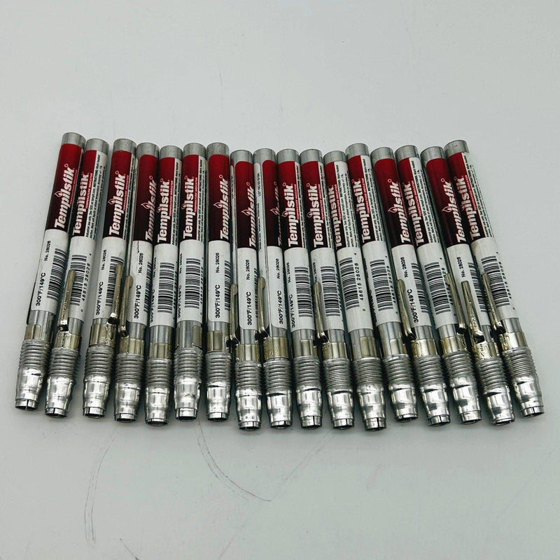 Templistik 028026 Temperature Indicator Sticks 300 F 149 C Deg Welding 17pk 1