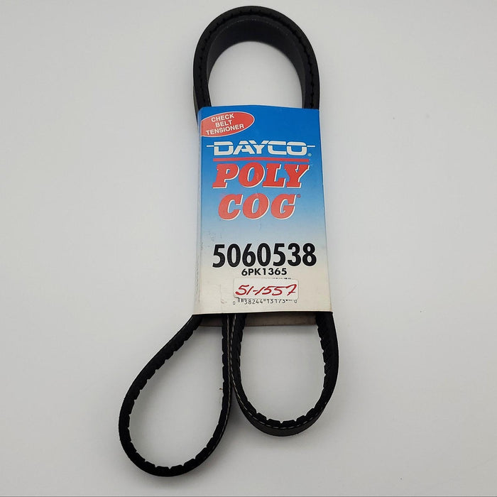 Dayco 5060538 Serpentine Belt 0.84" Wide 54.5" Length Poly Cog 1